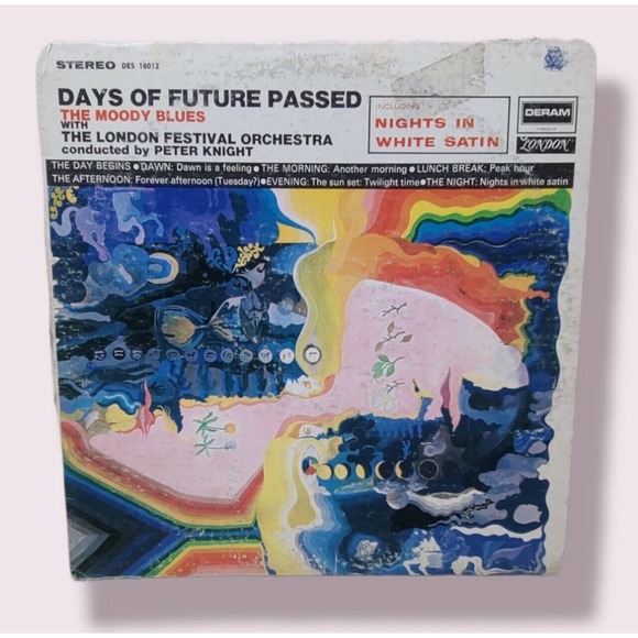 THE MOODY BLUES - Days Of Future Passed - Vinyl LP 1st Deram DES-18012 1967 - Picture 1 of 3